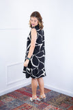 Vestido Luana – Evasê com Gola Padre e Bolsos em Crepe - Naguirre Shop