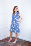 Vestido Luana – Evasê com Gola Padre e Bolsos em Crepe - Naguirre Shop