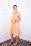 Vestido Malu – Alça Ajustável em Viscose Marrant com Saia Evasê e Bolsos - Naguirre Shop