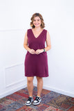 Vestido Mariana - Moletinho com Decote V e Bolsos Laterais - Naguirre Shop