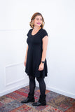 Vestido Melissa - Gola Redonda Acinturado em Viscolycra - Naguirre Shop