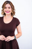 Vestido Melissa - Gola Redonda Acinturado em Viscolycra - Naguirre Shop