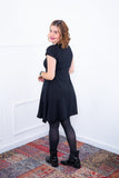 Vestido Melissa - Gola Redonda Acinturado em Viscolycra - Naguirre Shop