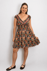 Vestido Midi Ciganinha com Lastex Estilo Boho Zanzíbar - Naguirre Shop
