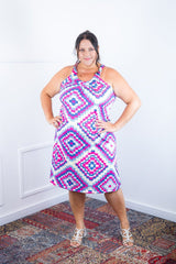Vestido Mila – Malha Confort Midi com Alça Nadador - Naguirre Shop