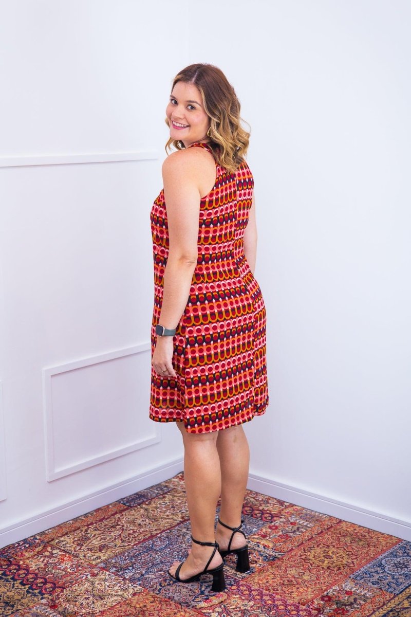 Vestido Mila – Malha Confort Midi com Alça Nadador - Naguirre Shop