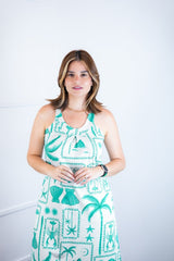 Vestido Mila – Malha Confort Midi com Alça Nadador - Naguirre Shop