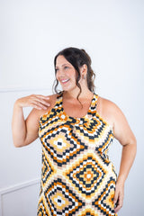 Vestido Mila – Malha Confort Midi com Alça Nadador - Naguirre Shop
