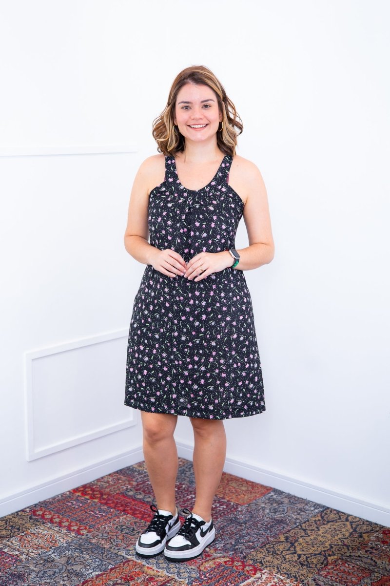 Vestido Mila – Malha Confort Midi com Alça Nadador - Naguirre Shop