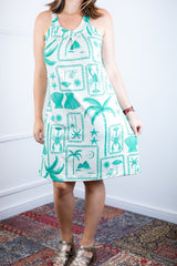 Vestido Mila – Malha Confort Midi com Alça Nadador - Naguirre Shop
