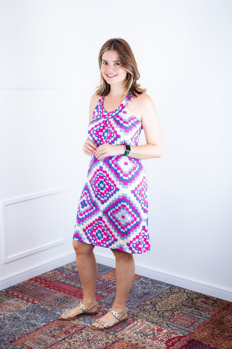 Vestido Mila – Malha Confort Midi com Alça Nadador - Naguirre Shop