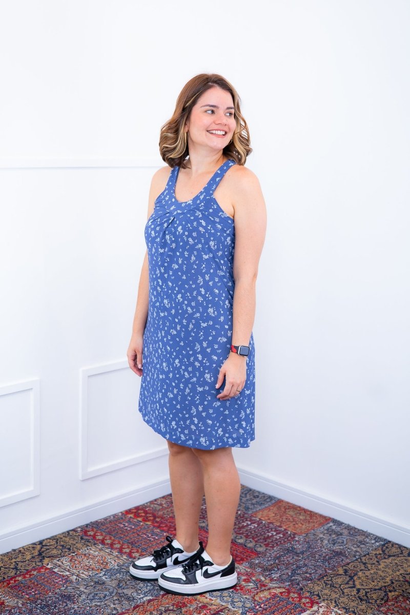 Vestido Mila – Malha Confort Midi com Alça Nadador - Naguirre Shop