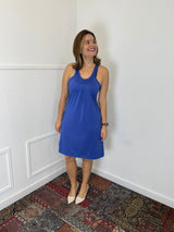 Vestido Mila – Malha Confort Midi com Alça Nadador - Naguirre Shop