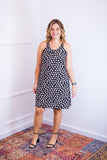 Vestido Mila – Malha Confort Midi com Alça Nadador - Naguirre Shop