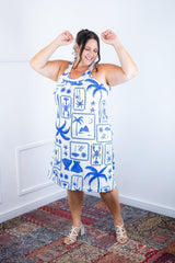Vestido Mila – Malha Confort Midi com Alça Nadador - Naguirre Shop