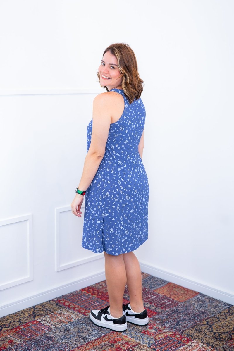 Vestido Mila – Malha Confort Midi com Alça Nadador - Naguirre Shop