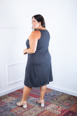 Vestido Mila – Malha Confort Midi com Alça Nadador - Naguirre Shop