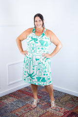 Vestido Mila – Malha Confort Midi com Alça Nadador - Naguirre Shop