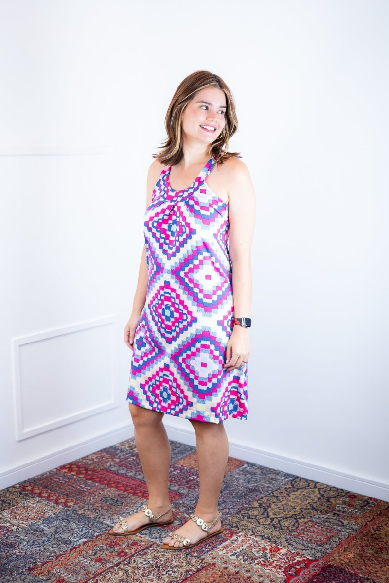 Vestido Mila – Malha Confort Midi com Alça Nadador - Naguirre Shop