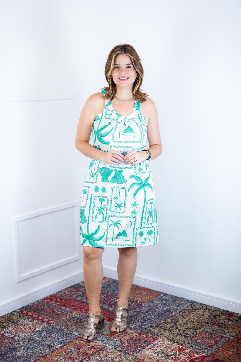 Vestido Mila – Malha Confort Midi com Alça Nadador - Naguirre Shop