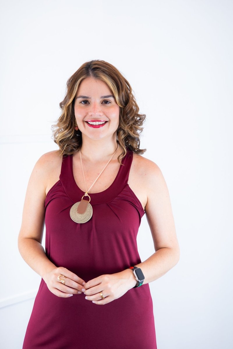 Vestido Mila – Malha Confort Midi com Alça Nadador - Naguirre Shop