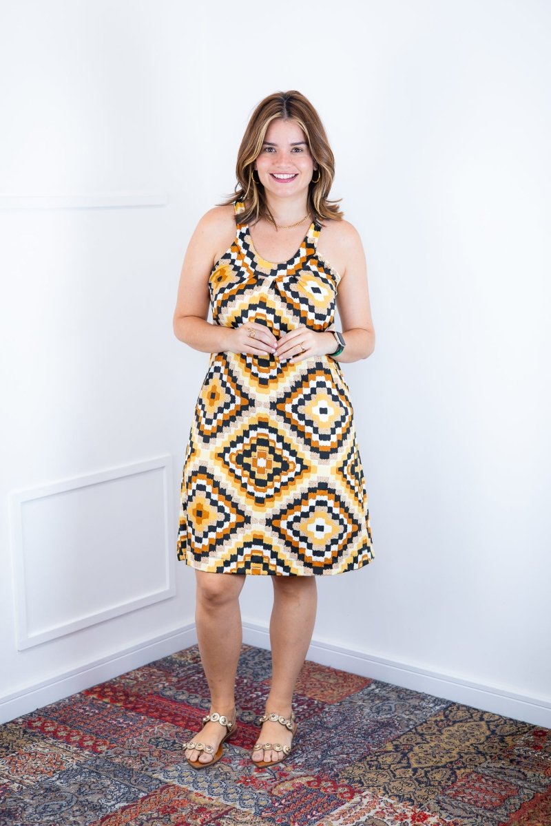 Vestido Mila – Malha Confort Midi com Alça Nadador - Naguirre Shop
