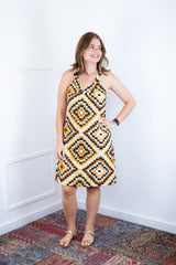 Vestido Mila – Malha Confort Midi com Alça Nadador - Naguirre Shop