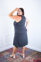 Vestido Mila – Malha Confort Midi com Alça Nadador - Naguirre Shop