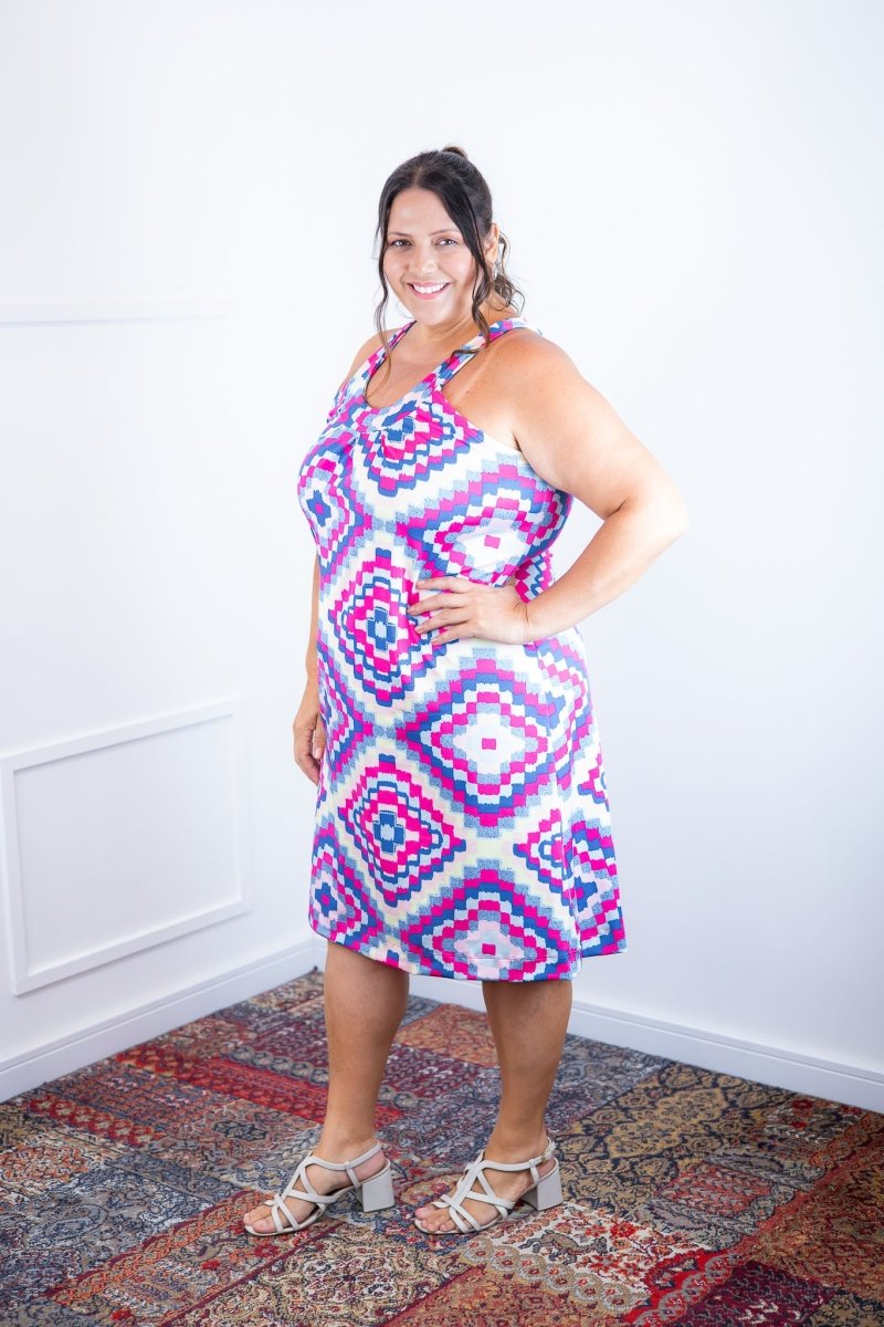 Vestido Mila – Malha Confort Midi com Alça Nadador - Naguirre Shop