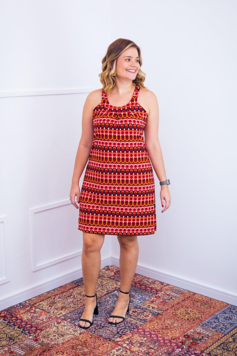Vestido Mila – Malha Confort Midi com Alça Nadador - Naguirre Shop