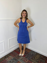 Vestido Mila – Malha Confort Midi com Alça Nadador - Naguirre Shop