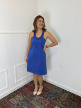 Vestido Mila – Malha Confort Midi com Alça Nadador - Naguirre Shop