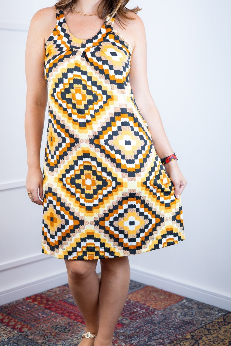 Vestido Mila – Malha Confort Midi com Alça Nadador - Naguirre Shop