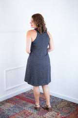 Vestido Mila – Malha Confort Midi com Alça Nadador - Naguirre Shop