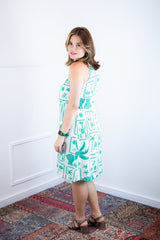 Vestido Mila – Malha Confort Midi com Alça Nadador - Naguirre Shop