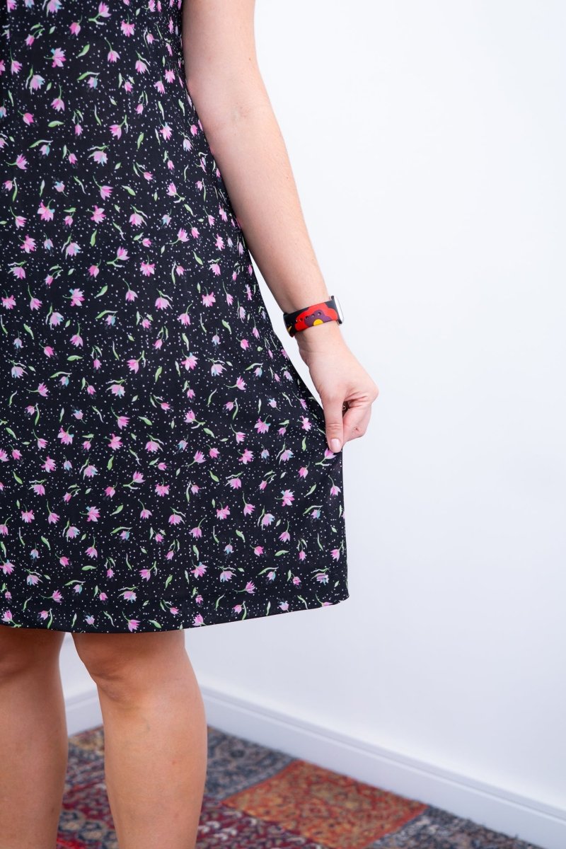 Vestido Mila – Malha Confort Midi com Alça Nadador - Naguirre Shop