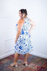 Vestido Mila – Malha Confort Midi com Alça Nadador - Naguirre Shop