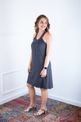 Vestido Mila – Malha Confort Midi com Alça Nadador - Naguirre Shop