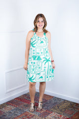 Vestido Mila – Malha Confort Midi com Alça Nadador - Naguirre Shop