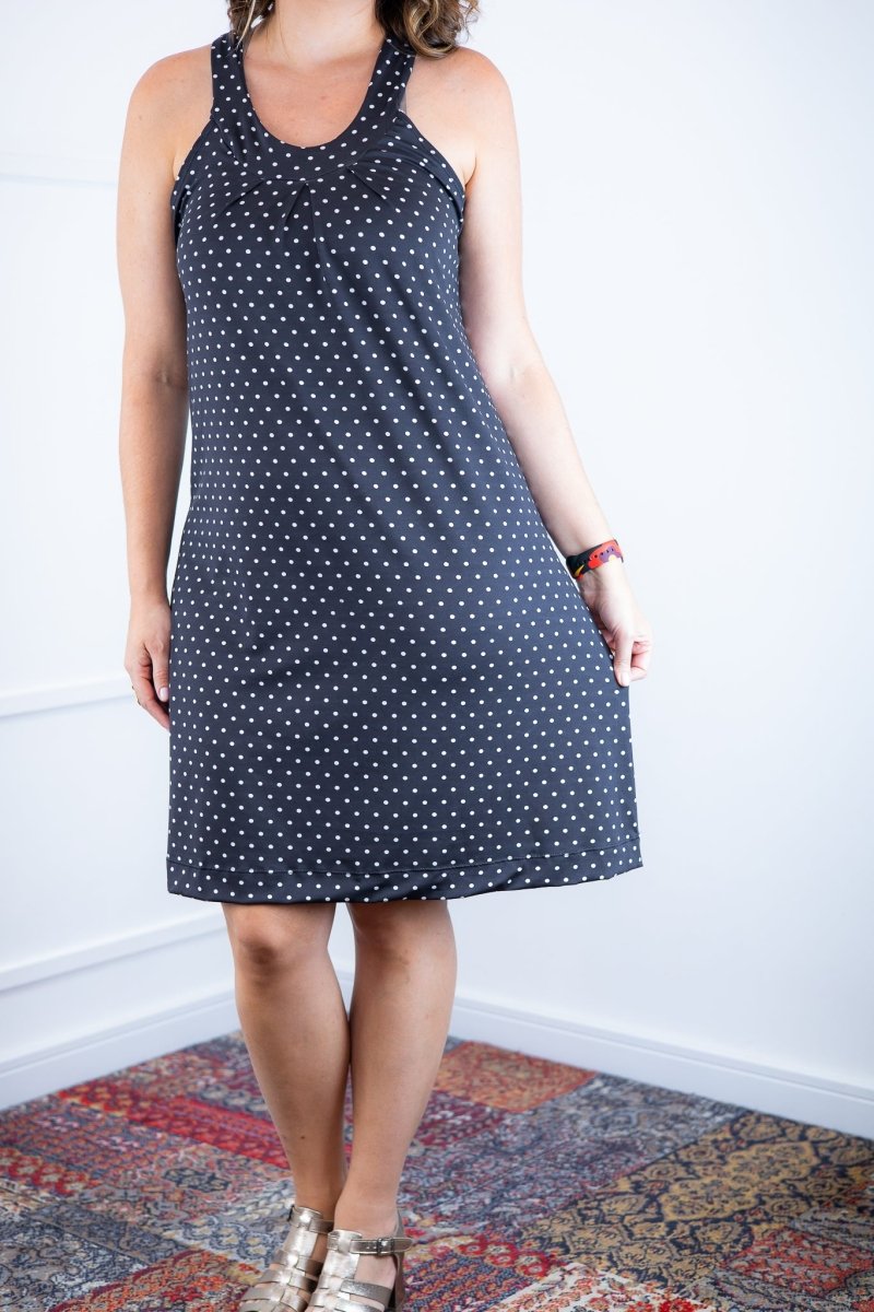 Vestido Mila – Malha Confort Midi com Alça Nadador - Naguirre Shop