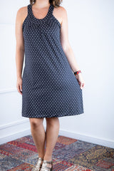 Vestido Mila – Malha Confort Midi com Alça Nadador - Naguirre Shop