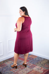 Vestido Mila – Malha Confort Midi com Alça Nadador - Naguirre Shop