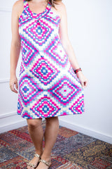 Vestido Mila – Malha Confort Midi com Alça Nadador - Naguirre Shop