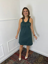 Vestido Mila – Malha Confort Midi com Alça Nadador - Naguirre Shop
