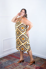 Vestido Mila – Malha Confort Midi com Alça Nadador - Naguirre Shop