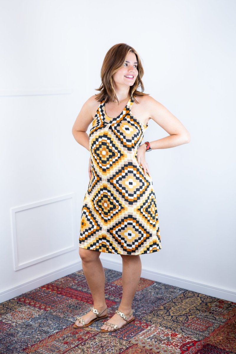 Vestido Mila – Malha Confort Midi com Alça Nadador - Naguirre Shop