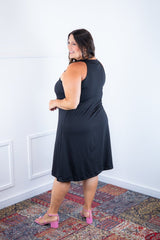 Vestido Mila – Malha Confort Midi com Alça Nadador - Naguirre Shop