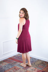 Vestido Mila – Malha Confort Midi com Alça Nadador - Naguirre Shop