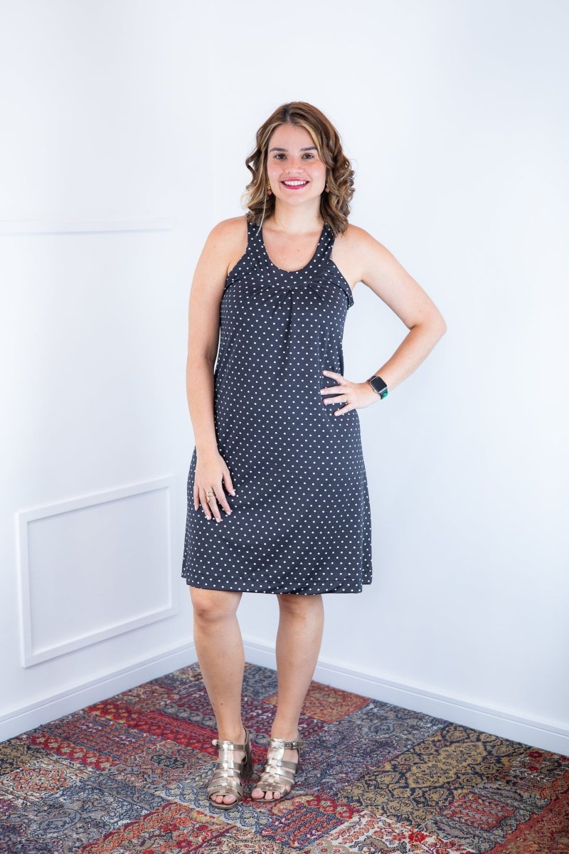 Vestido Mila – Malha Confort Midi com Alça Nadador - Naguirre Shop