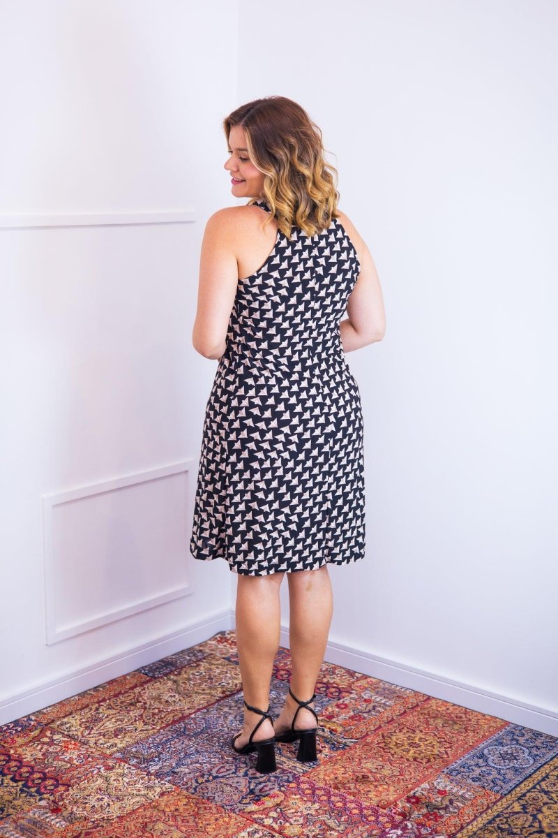 Vestido Mila – Malha Confort Midi com Alça Nadador - Naguirre Shop